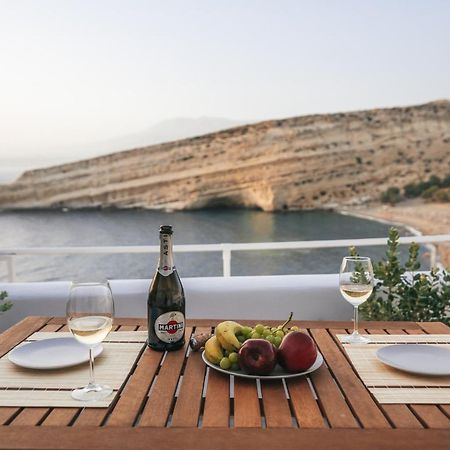 Nostos Cave Seaview Apartment Matala  Bagian luar foto