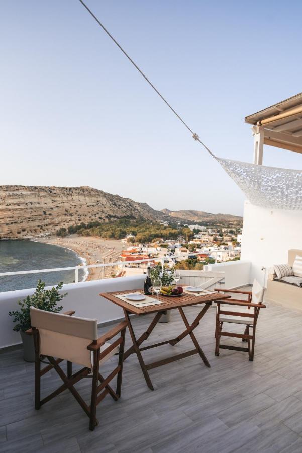 Nostos Cave Seaview Apartment Matala  Bagian luar foto